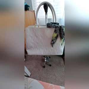 Betsey Johnson White Purse Large